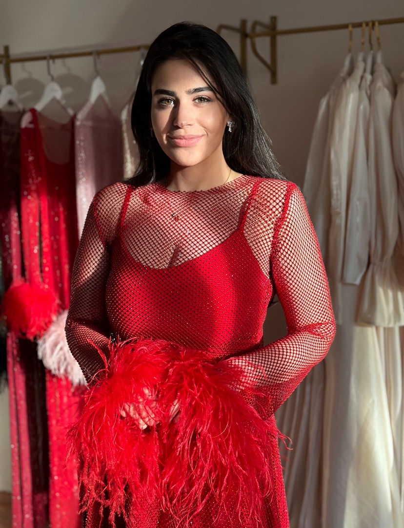 BLOOM kırmızı elbise Marcnomia™